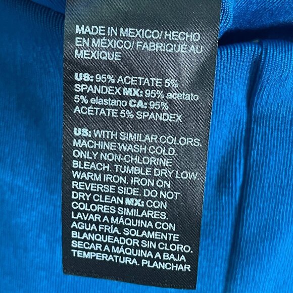 NEW $69 Chicos 4 Travelers Plus 20/22 No Tummy Pants Slinky Knit Aurora Teal - Picture 7 of 8